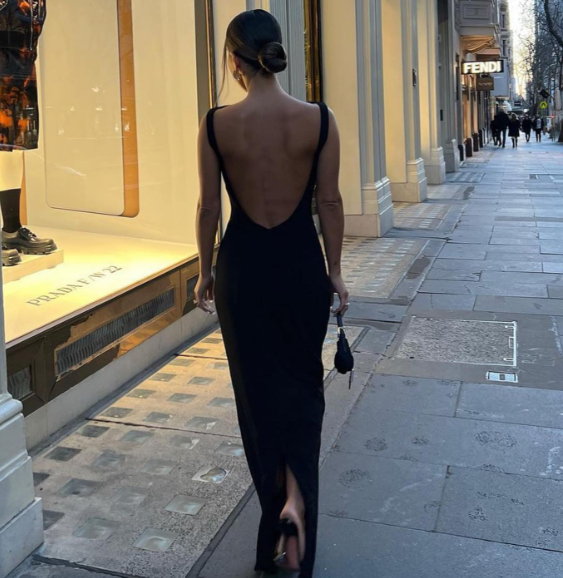 Simple Mermaid Straps Floor Length Sleeveless Black Formal Prom Dresses