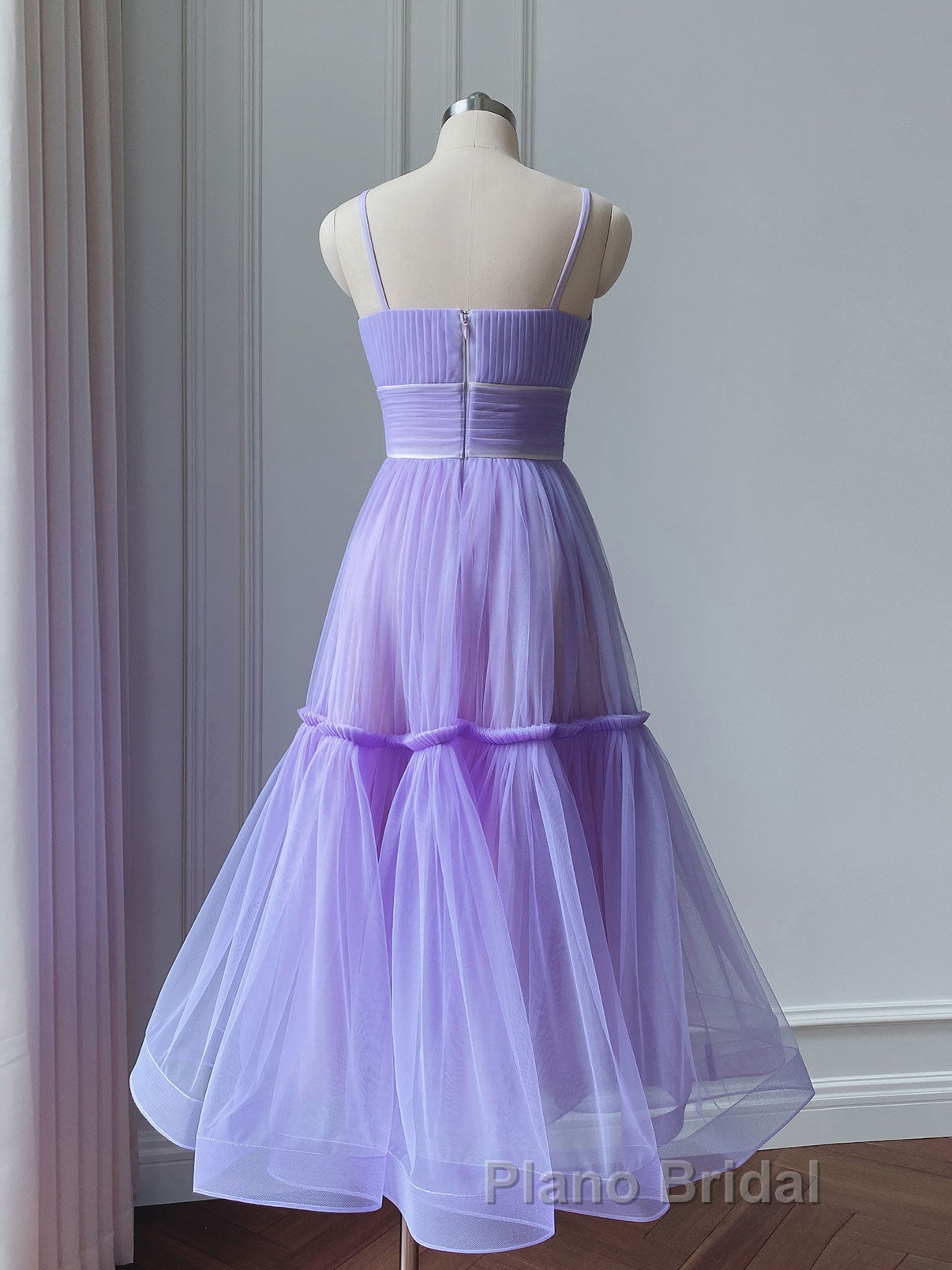Simple purple short Formal Prom dress, purple homecoming dress Secondary image