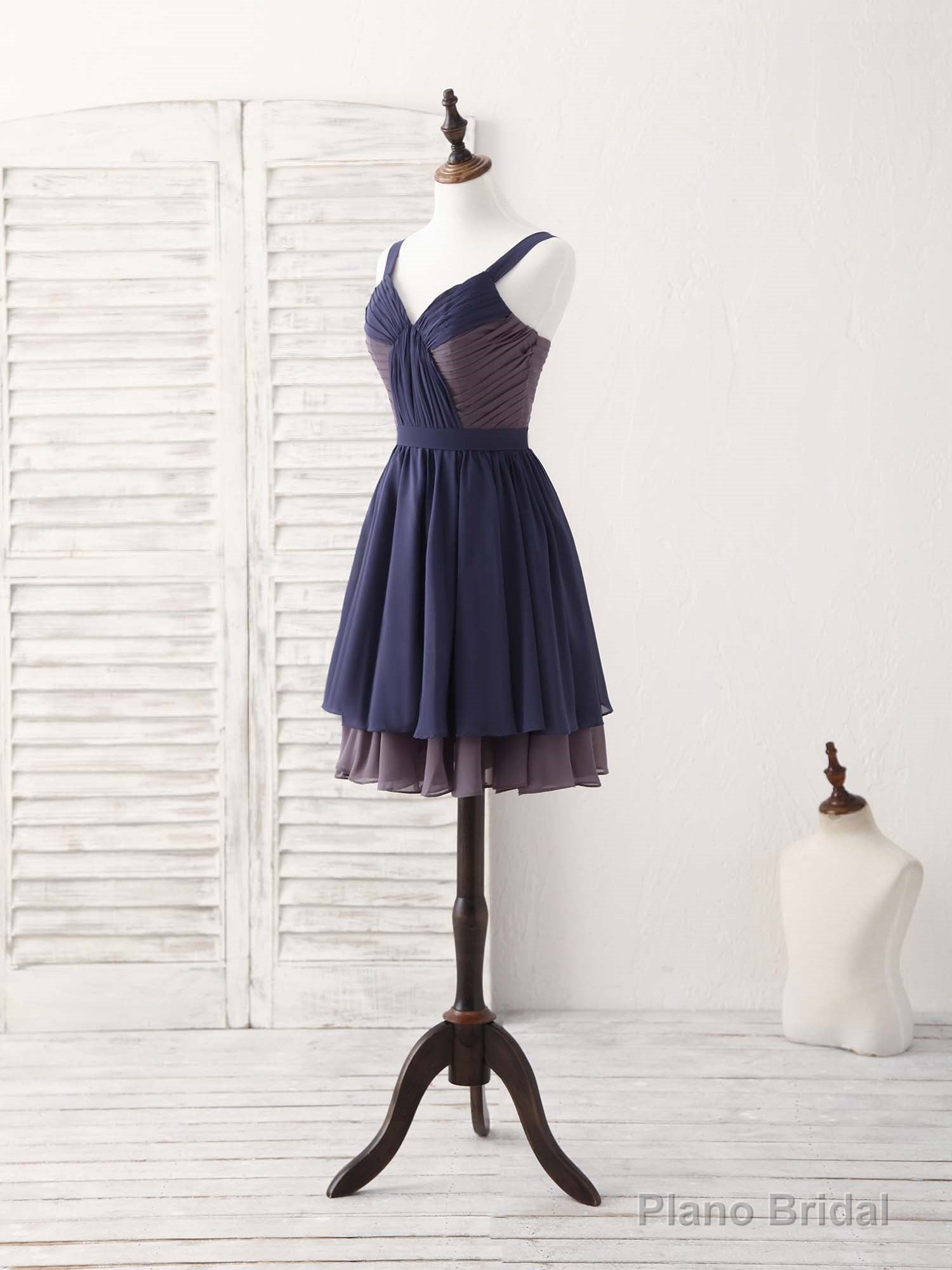 Simple Sweetheart Chiffon Short Prom Dress, Homecoming Dress Secondary image