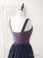 Simple Sweetheart Chiffon Short Prom Dress, Homecoming Dress