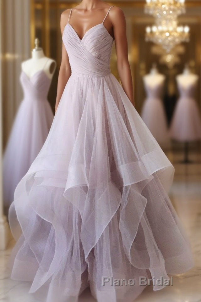 Simple sweetheart neck tulle long Formal Prom dress formal dress Main image
