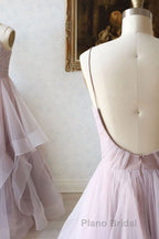Simple sweetheart neck tulle long Formal Prom dress formal dress