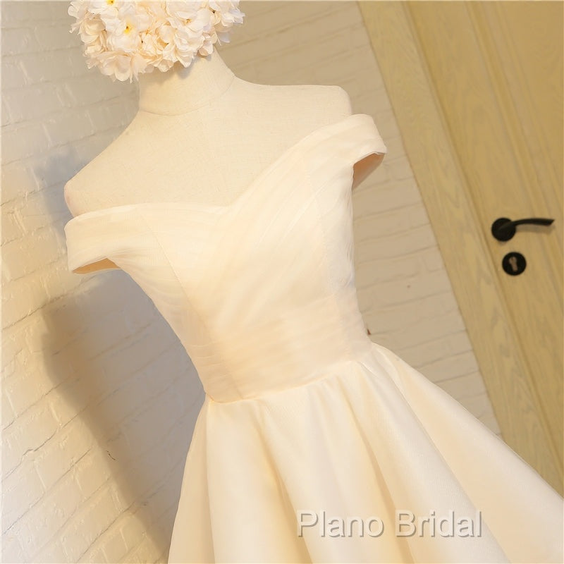 Simple Sweetheart Off Shoulder High Low Party Dresses Homecoming Dresses, Short Formal Prom Dresses Secondary image