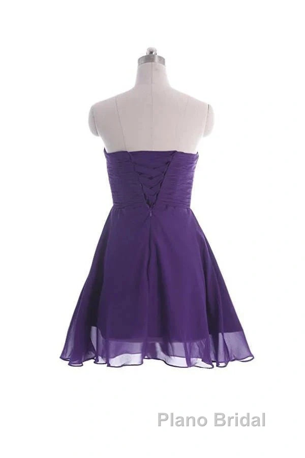 Simply Chiffon Strapless Bridesmaid Dresses Secondary image