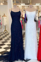 Baby Blue Mermaid Formal Prom Dresses | Stock In USA