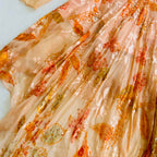 Spaghetti Straps Orange A-Line Dresses Formal Prom Dresses