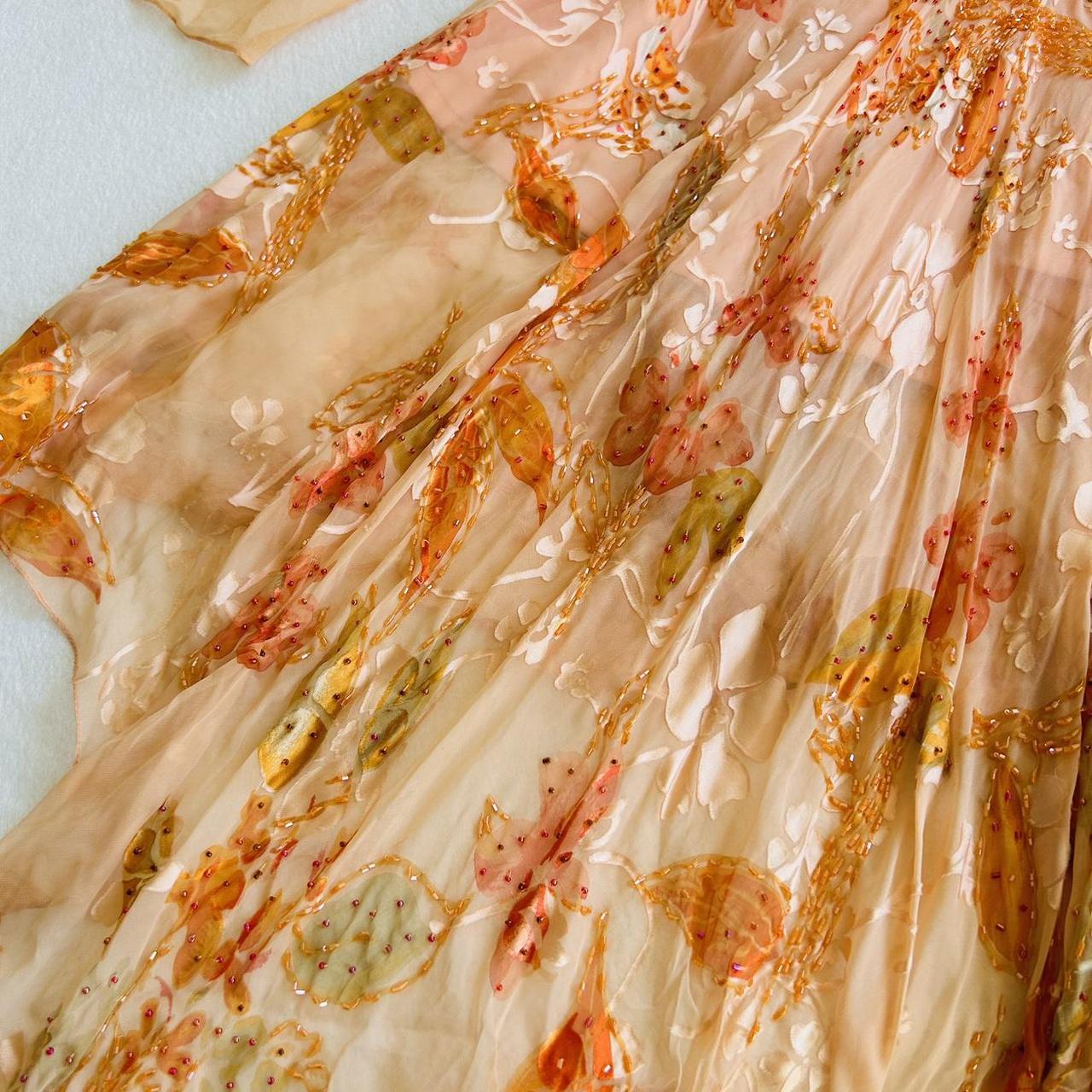 Spaghetti Straps Orange A-Line Dresses Formal Prom Dresses