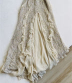 Spaghetti Straps Sequin Long Formal Evening Formal Prom Dresses With Slit
