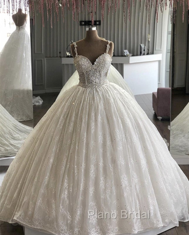 Spaghetti Straps Sweetheart Ball Gowns Wedding Dresses Secondary image