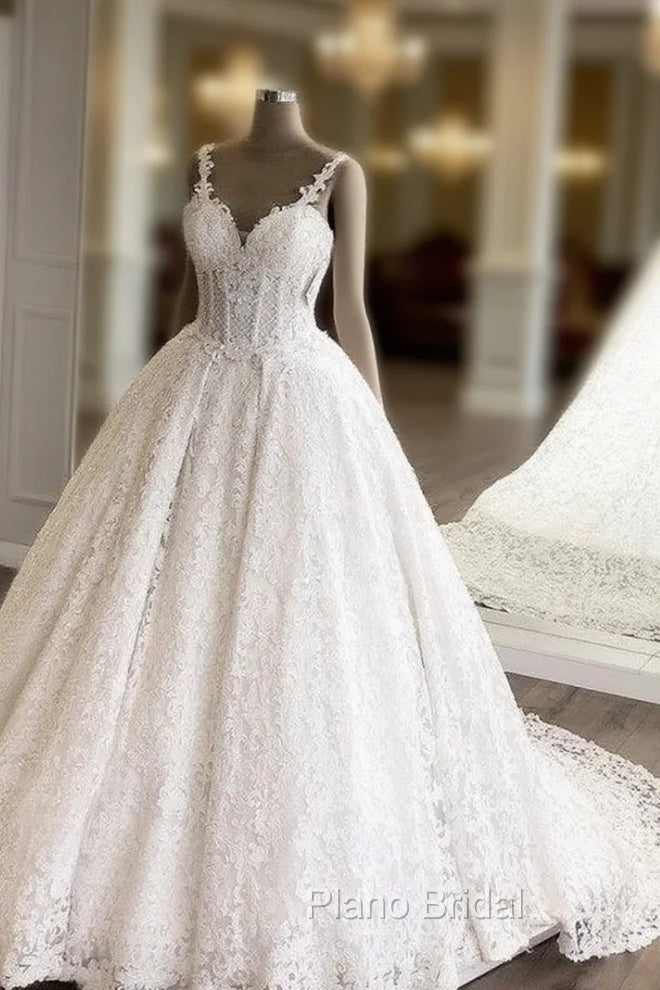 Spaghetti Straps Sweetheart Ball Gowns Wedding Dresses Main image