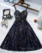 Sparkle Ombre Sequin Sweetheart Homecoming Dresses