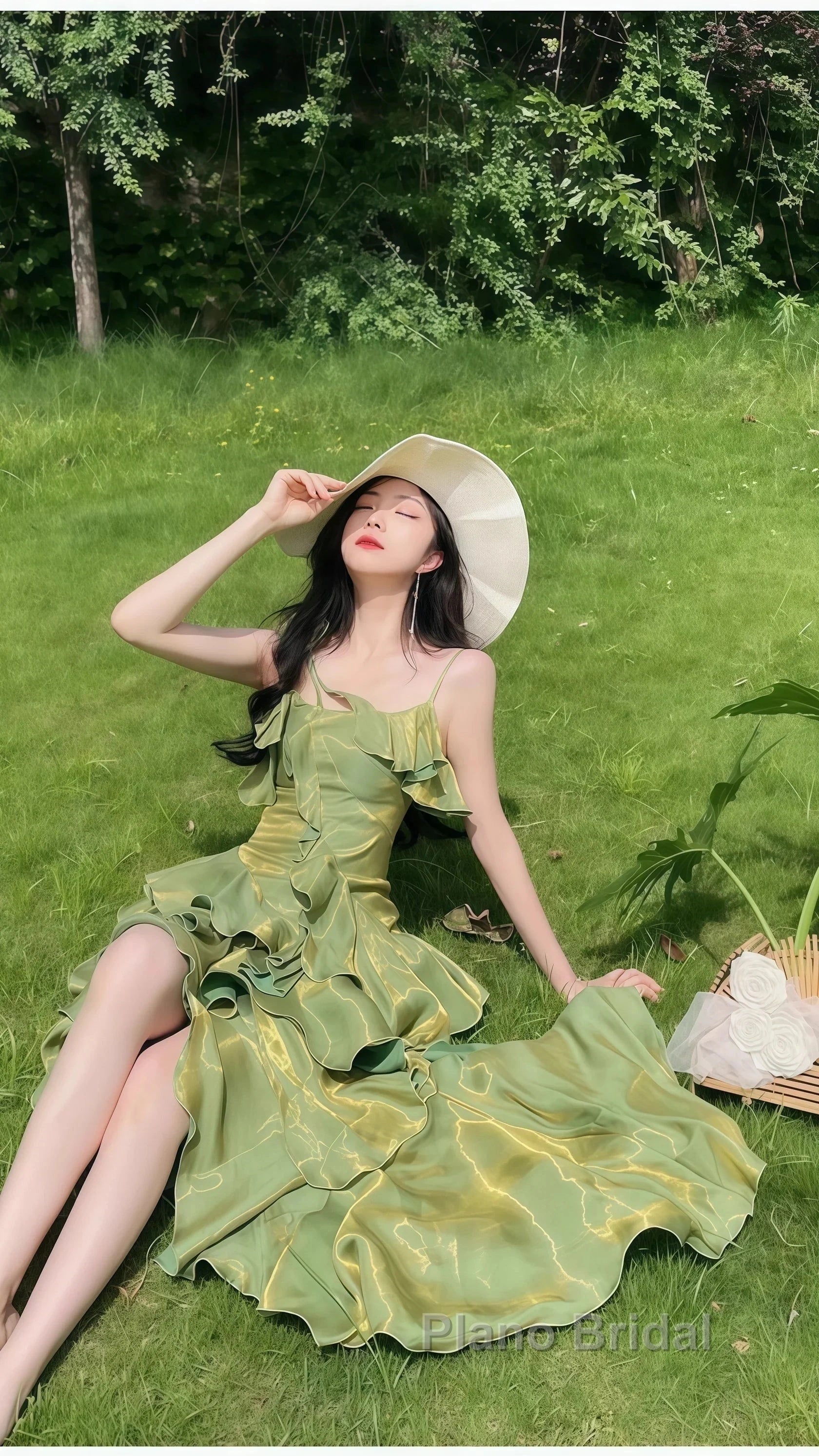 Sparkle Ruffle Formal Prom Dresses Causal Birthday Dresses Dance Party Dresses