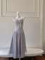 Sparkling A-Line Strap Sequined Tassel Tulle Long Formal Prom Dresses