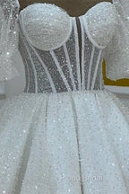Sparkly A Line Short Cocktail Dresses White Sequin 18Th Birthday Outfits