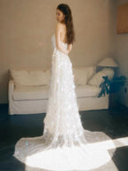 Strapless A Line White Sequin Long Formal Prom Dresses Formal Party Dresses