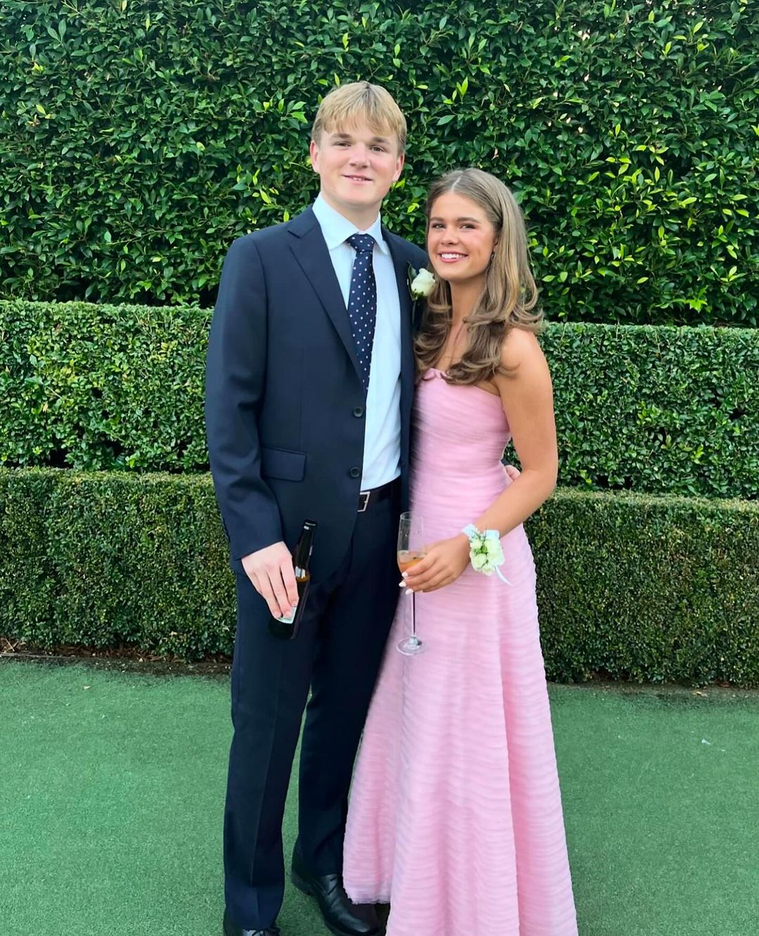 Strapless Pink Long Formal Prom Dresses Formal Evening Formal Party Gown Secondary image