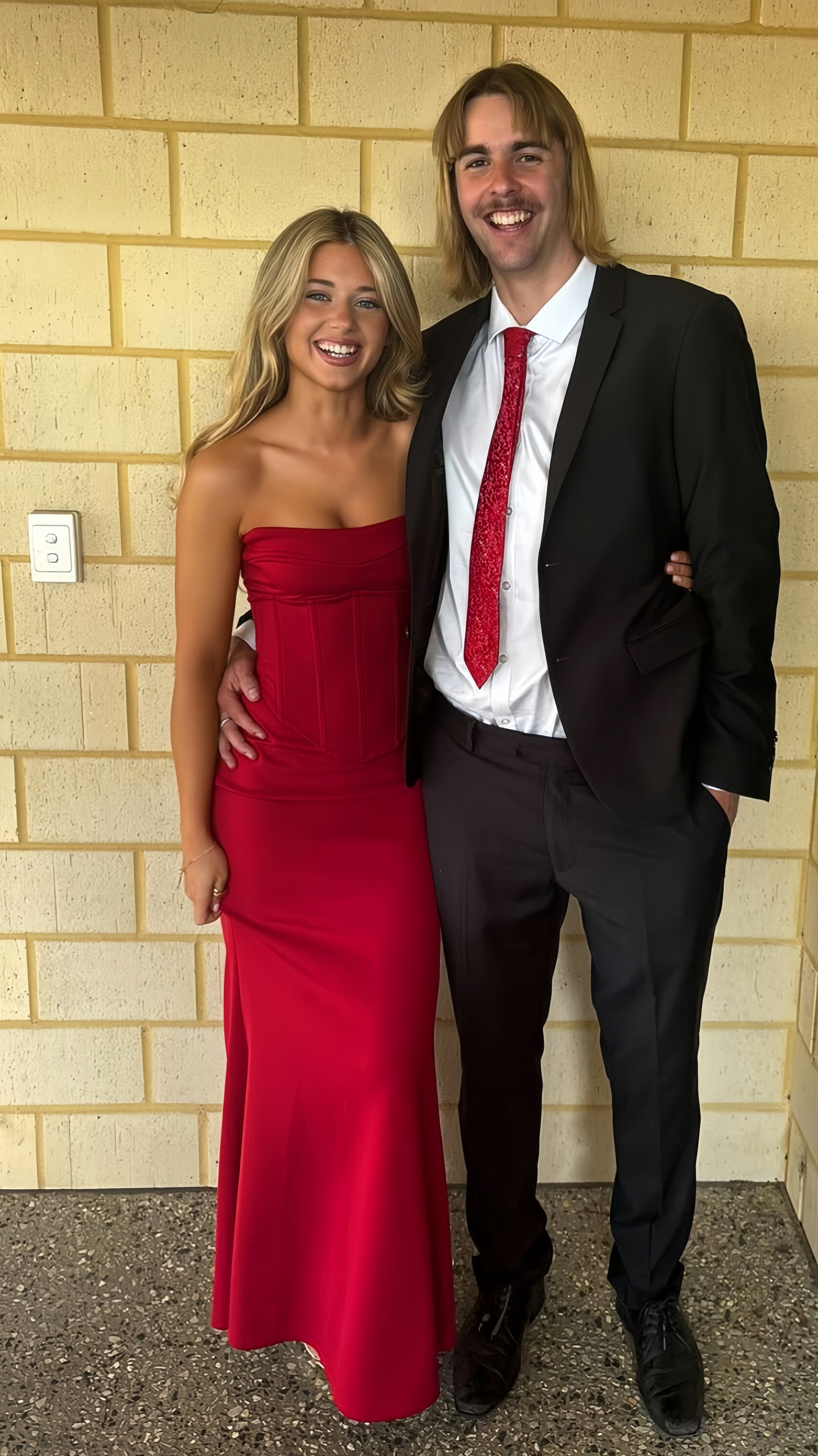 Strapless Red Mermaid Long Formal Prom Dresses,