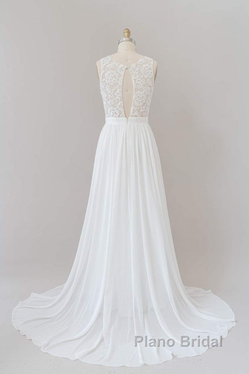 Straps Lace A-line Boho Wedding Dress