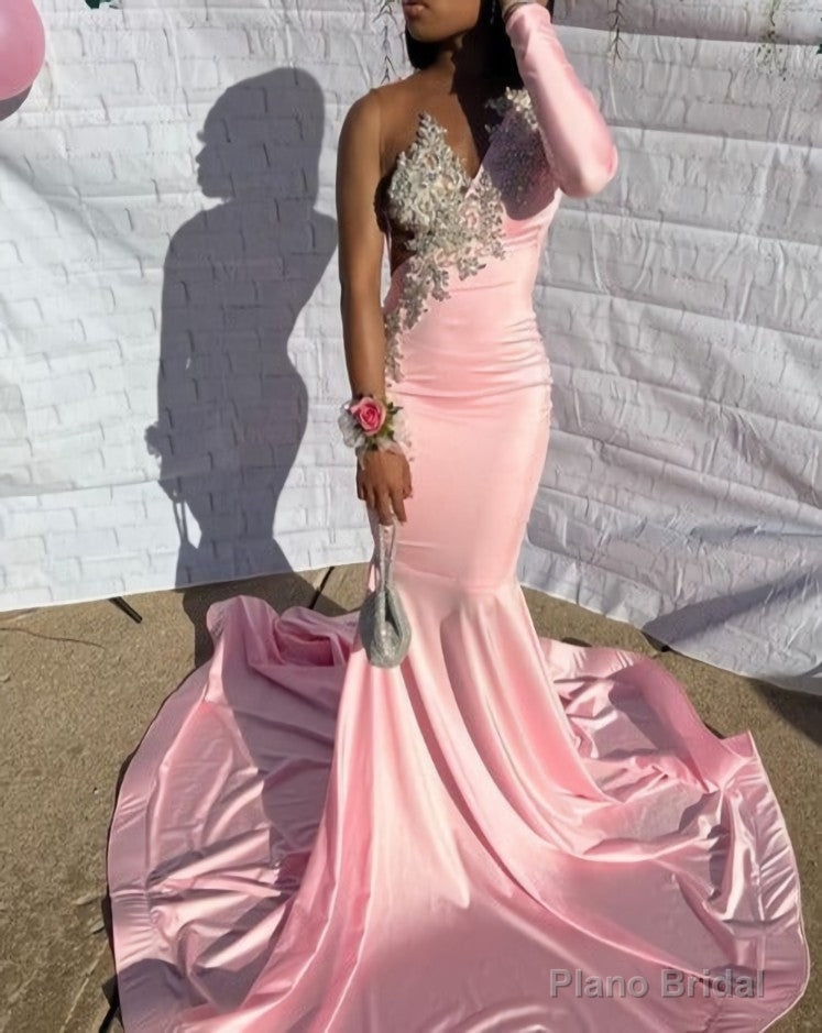 Stunning and Elegant Princess Party Wear Gown Pink Prom Dresses Main image