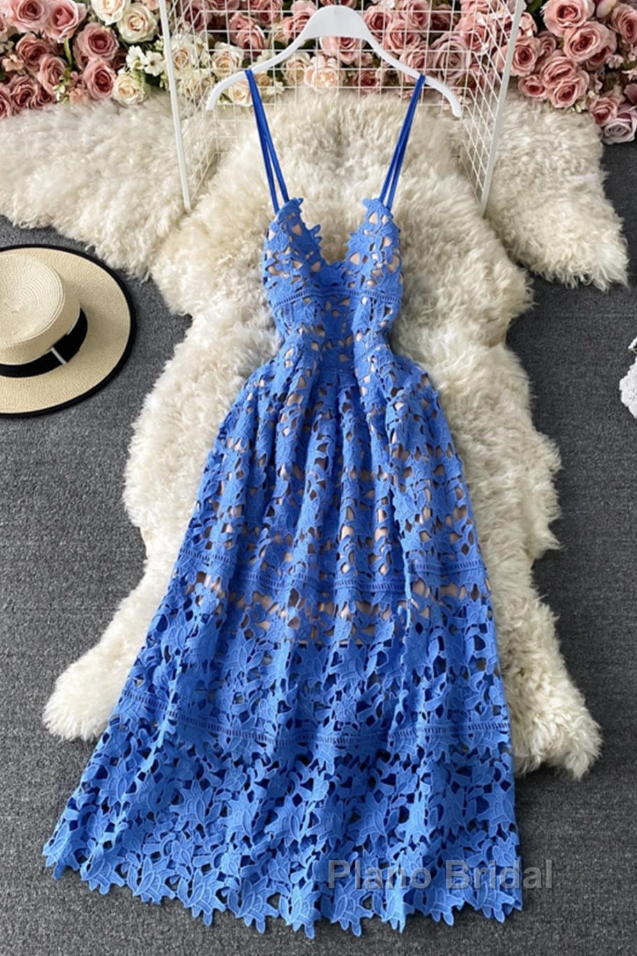 Stylish V Neck Lace Dresses A Line Party Dresses Long Formal Prom Dresses,Sexy Party Dresses