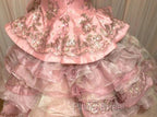 Sweet A-Line Strapless Satin Tulle Sequined Wedding Dresses Beaded Diamond Long Ball Gown
