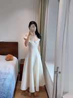 Sweet And Elegant Pink A-Line Off-Shoulder Satin Formal Prom Dresses