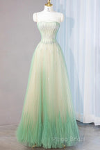 Sweet Fairy Style Ball Gown For Birthday&Quinceanera-Sparkling Diamond A-Line Tulle Formal Dresses