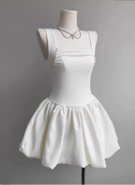 Sweet Square Neck Sleeveless Waist Ballet Puffy Birthday Tutu Homecoming Dresses