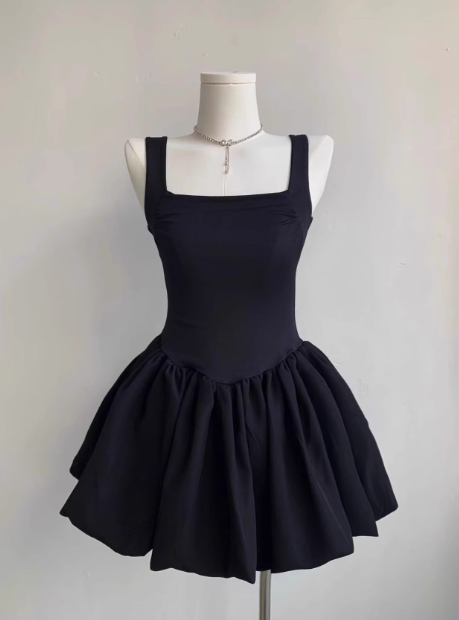 Sweet Square Neck Sleeveless Waist Ballet Puffy Birthday Tutu Homecoming Dresses