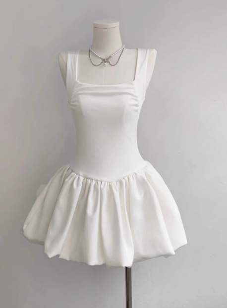Sweet Square Neck Sleeveless Waist Ballet Puffy Birthday Tutu Homecoming Dresses Main image