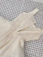 Sweet Suspender Square Neck Tie Mesh Puffy Birthday Skirt Homecoming Dresses