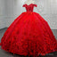 Sweet Valentine Red Quinceanera Dress