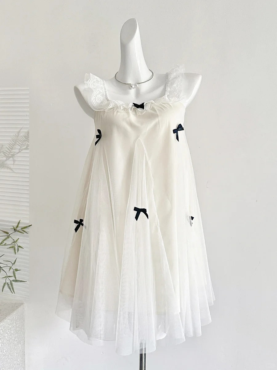 Sweet White Lace Ruffled Tulle Short 16Th Birthday Dresses Secondary image