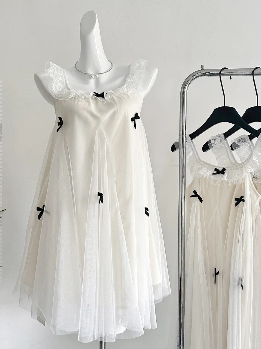Sweet White Lace Ruffled Tulle Short 16Th Birthday Dresses