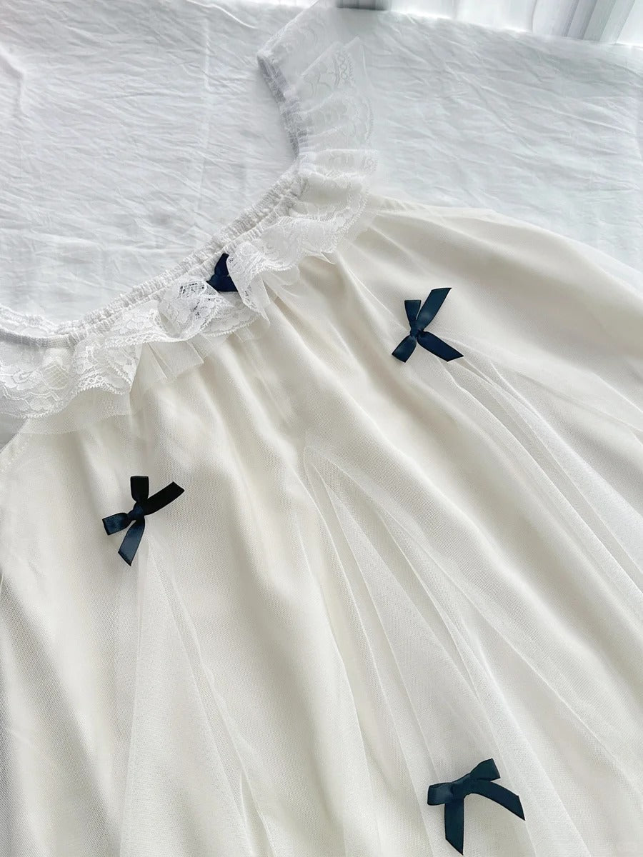 Sweet White Lace Ruffled Tulle Short 16Th Birthday Dresses