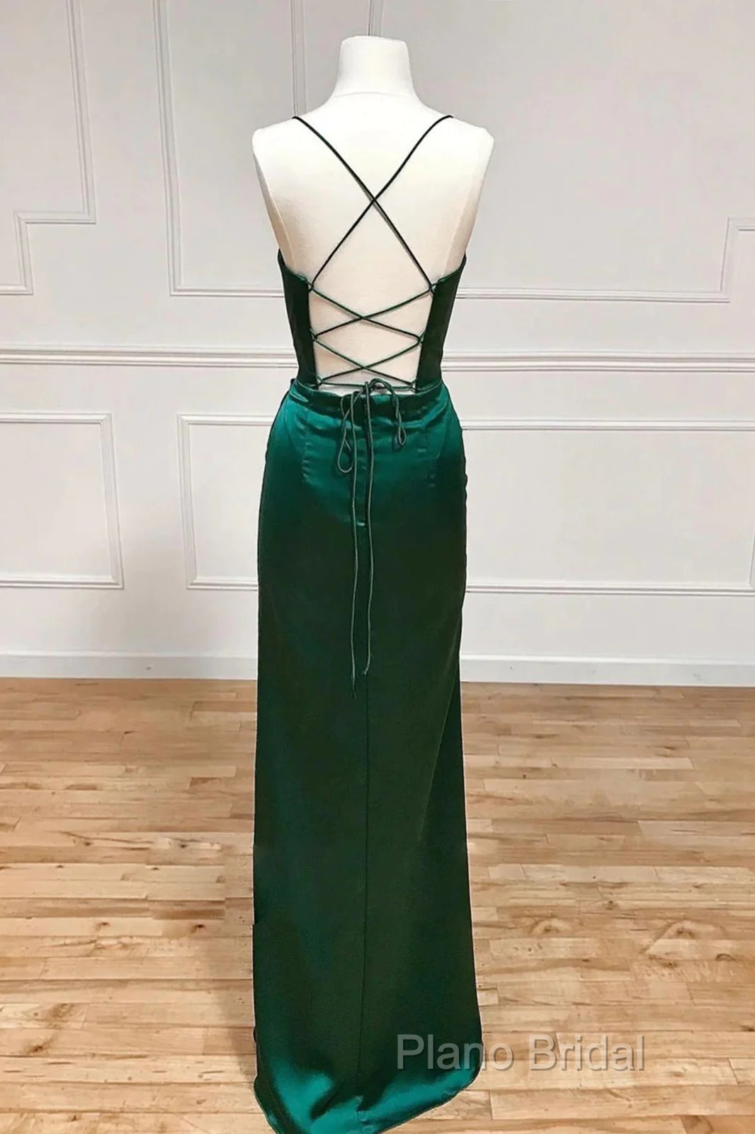 Sweetheart Neck Green Mermaid Long Formal Prom Dresses Secondary image