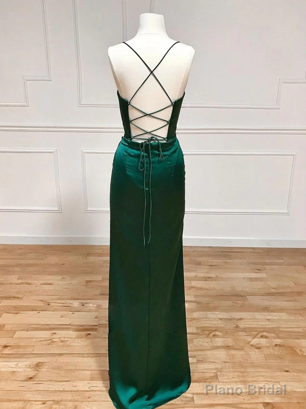 Sweetheart Neck Green Mermaid Long Prom Dresses, Green Long Formal Evening Dresses Secondary image