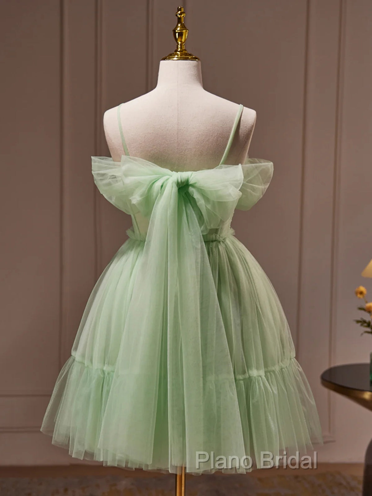 Sweetheart Neck Short Green Formal Prom Dresses, Short Green Graduation Homecoming Dresses