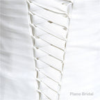 Sweetheart Off The Shoulder Pleated Simple Wedding Dresses