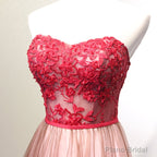 Sweetheart Tulle Prom Dress , Charming Handmade Party Gown, Prom Dress