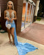 Tight Blue Mini Homecoming Dresses Party Dresses