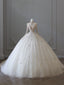 Timeless Ball Gown High Neckline Tulle Long Sleeves Wedding Dresses Bridal Dresses