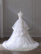 Timeless Ball Gown Jewel Neckline Sequin Sleeveless Wedding Dresses Bridal Dresses