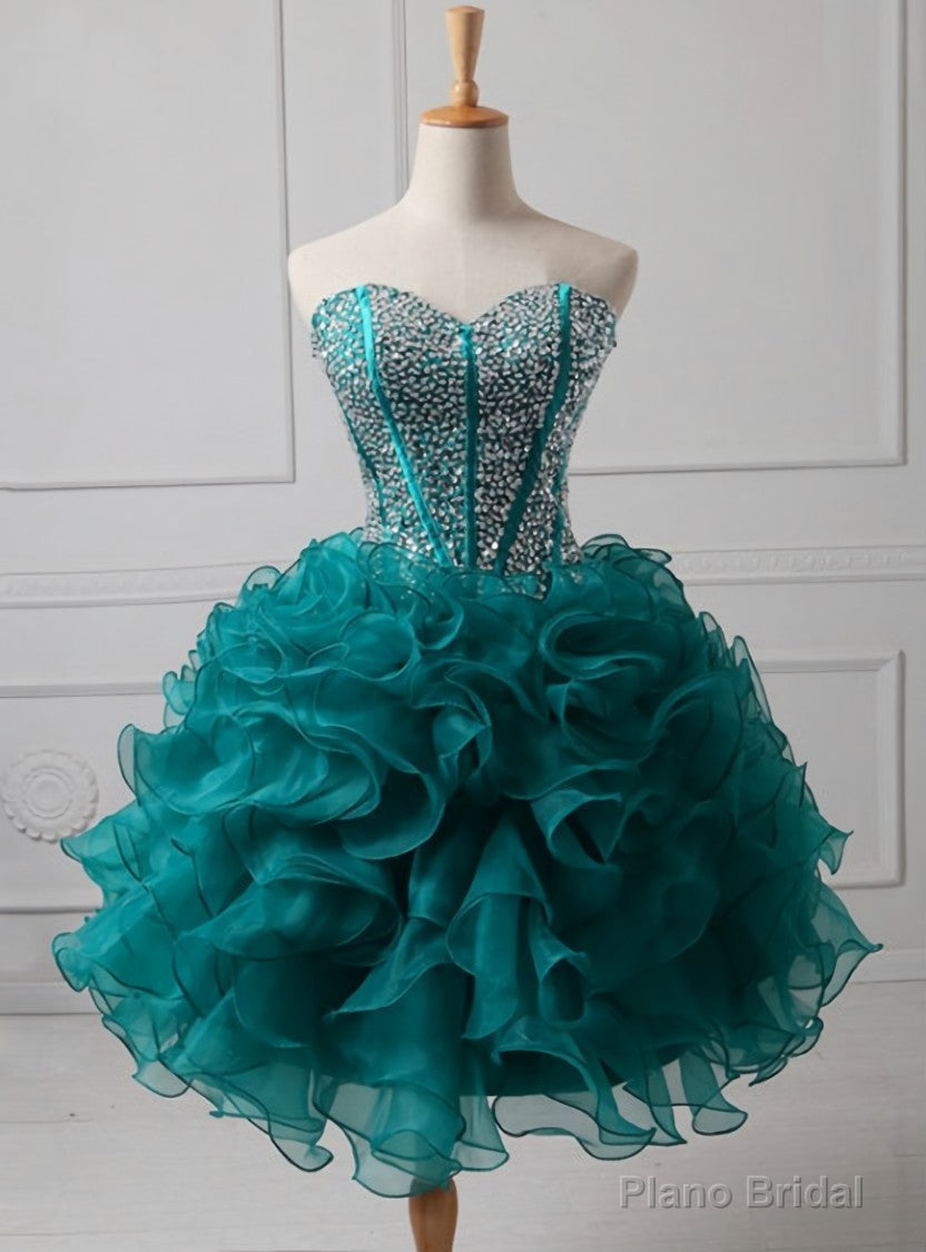 Trendy Organza Homecoming Dress, Sweet Heart Homecoming Dress Main image