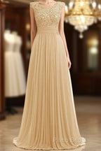 Trumpet/Mermaid Floor-Length Tulle Sleeveless Off-The-Shoulder Formal Prom Dresses With Beading
