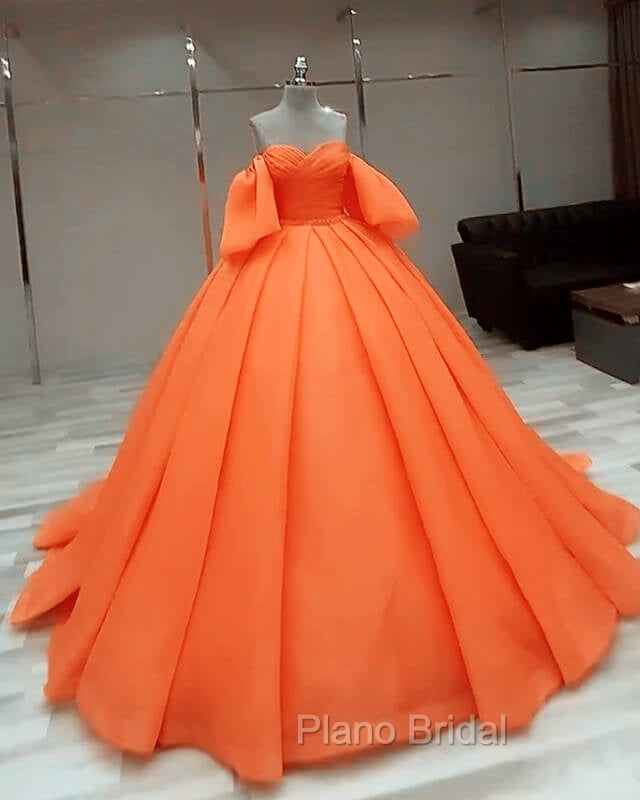 Tulle Ball Gown Puffy Sleeve Dresses