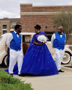 Tulle Ball Gown Quinceanera Dresses With Cape Formal Prom Dresses