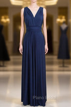 Tulle Floor-Length Sleeveless Convertible Bridesmaids Dresses