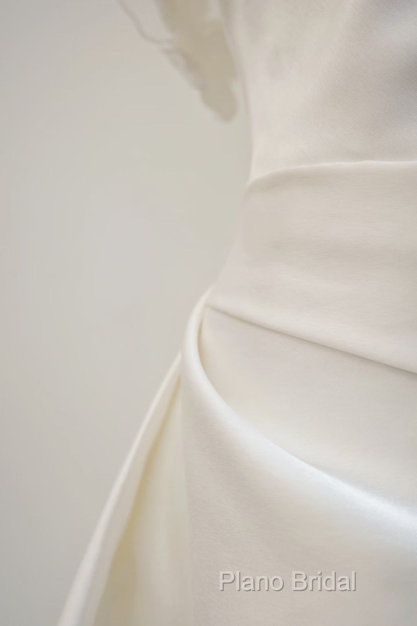Unique A Line Strapless Satin White Wedding Dresses Brides Dresses