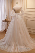 Unique And Noble Ivory Sleeveless Off Shoulder Ball Dresses Ivory Sheer Thin Shoulder Strap With Backless Strap Formal Prom Dresses